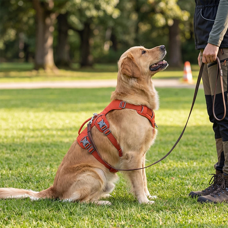 Arnés Antitirones Reflectante para Perros con Asa de Control